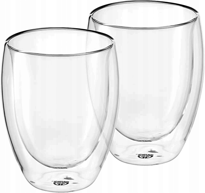 SZKLANKI DO KAWY ZESTAW SZKLANEK DO LATTE TERMICZNE 350ML KUBKI DO HERBATY