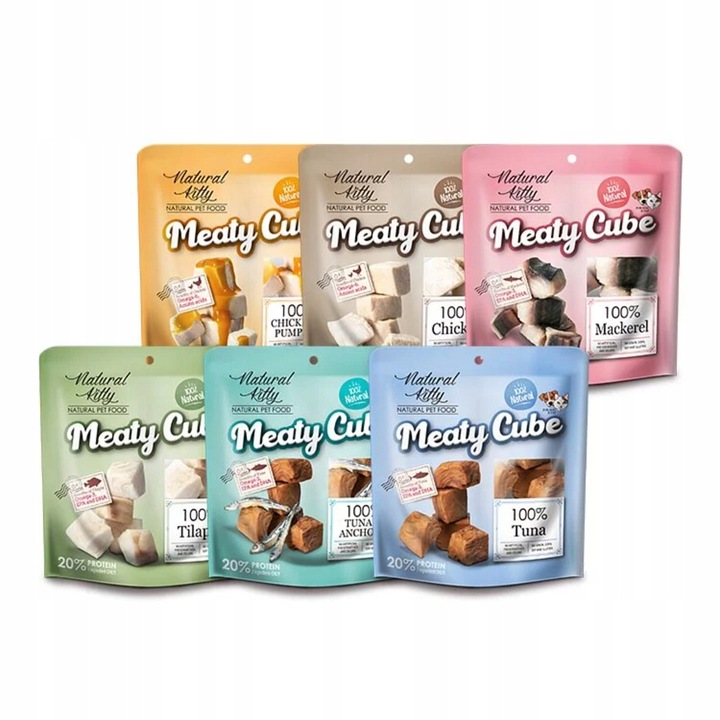 Natural Kitty Premium 100% Tilapia x 3