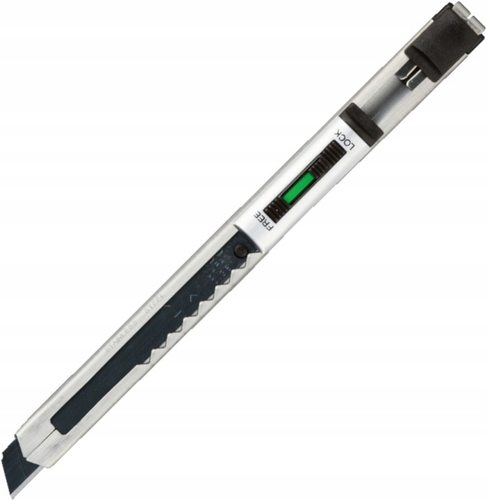 Nóż segmentowy 9mm KDS Japan S-11B Slim Silver