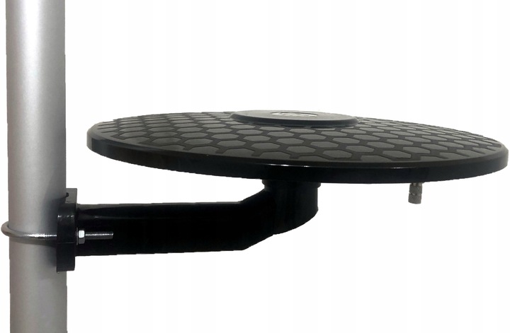 ANTENA TV DOOKÓLNA DVB-T2 KOMPAKTOWA AKTYWNA CZARNA