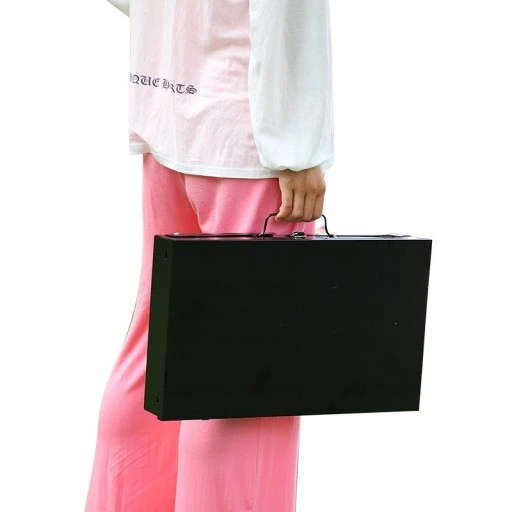 SKŁADANY GRILL WĘGLOWY PRZENOŚNY WALIZKOWY TURYSTY