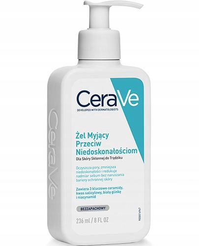 CeraVe Żel myjący przeciw niedoskonałościom 236 ml