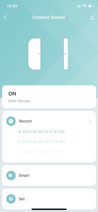 Czujnik Otwarcia Drzwi i Okna Smart ZigBee Tuya