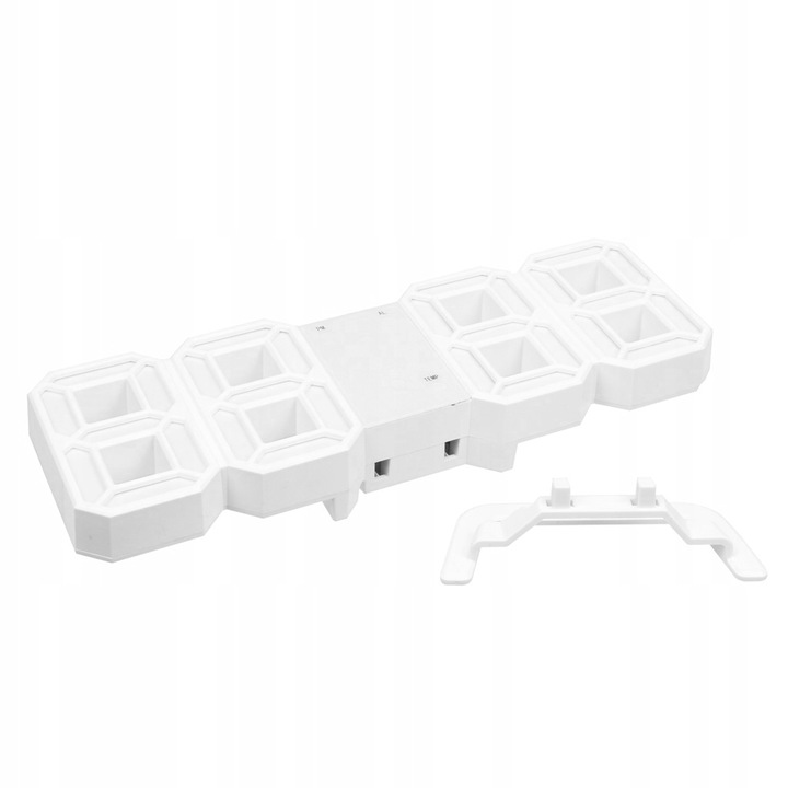 4w1 Zegar cyfrowy LED 3D ścienny stojący budzik termometr data alarm