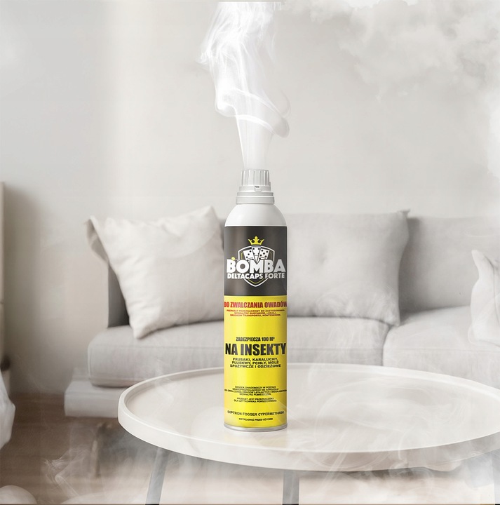 PREPARAT ZAMGŁAWIACZ NA PLUSKWY KARALUCHY PRUSAKI RYBIKI ŻÓŁTA BOMBA