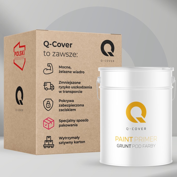 GRUNT POD FARBĘ ELEWACYJNĄ SILIKONOWĄ KOLOR BIAŁY BAZOWY F100 10L PRODUCENT