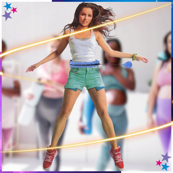 HULA HOP z Obciążeniem Odchudzające Obciążnikiem z Wypustkami SMART HULAHOP