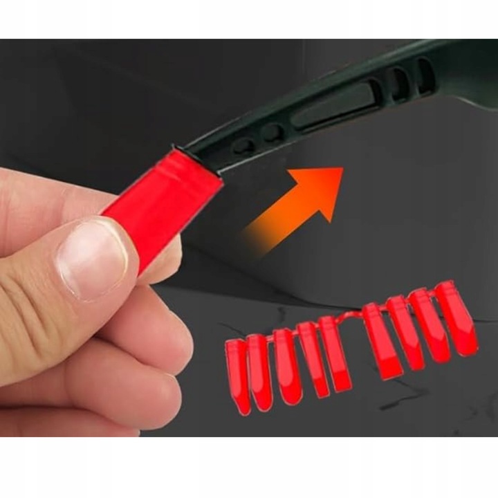 Zestaw do Silikonu Fug Ściągacz Szpachelka do Trudnych Miejsc Kulki