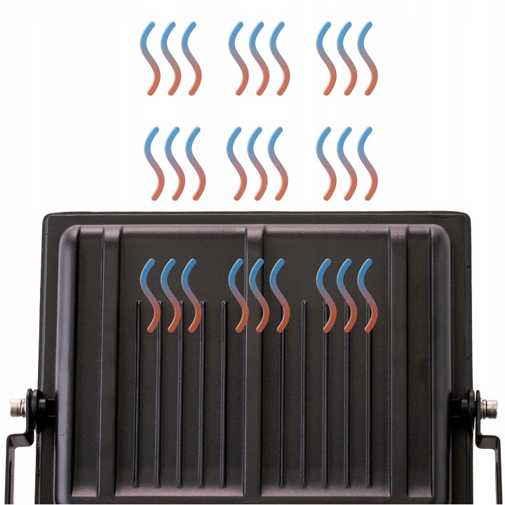 Halogen Naświetlacz Lampa LED 100W 11000 lm IP65 SUPER MOCNY 6000K