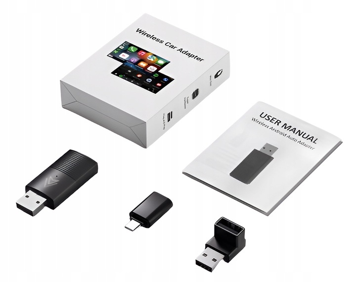 Bezprzewodowy Adapter Mini USB 2w1 TRADEBIT do iPhone / Androida