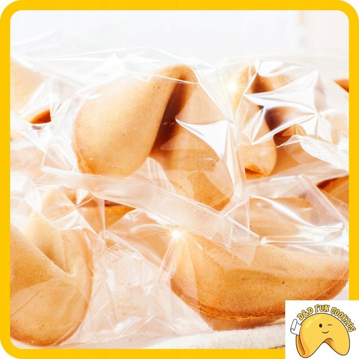 CHIŃSKIE CIASTECZKA Z WRÓŻBĄ klasyczne 100 sztuk MAGIA PRZEZNACZENIA