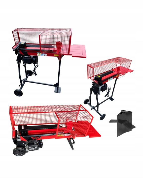 ŁUPARKA DO DREWNA 7TON 7T NIEMIECKA HYDRAULICZNA + DODATKOWY KLIN ZESTAW