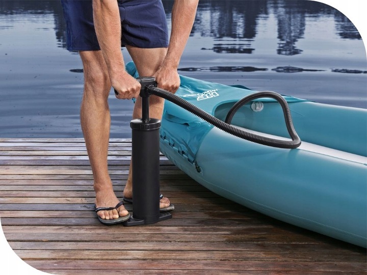 Kajak Dmuchany 2 os. Elite Bestway 65167 Pompka Wiosła Torba MODEL 2024