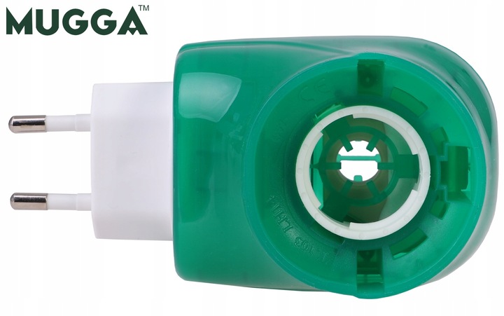 MUGGA na KOMARY ELEKTRO + 2 x Wkład płyn 5ml ODSTRASZACZ do kontaktu ZESTAW