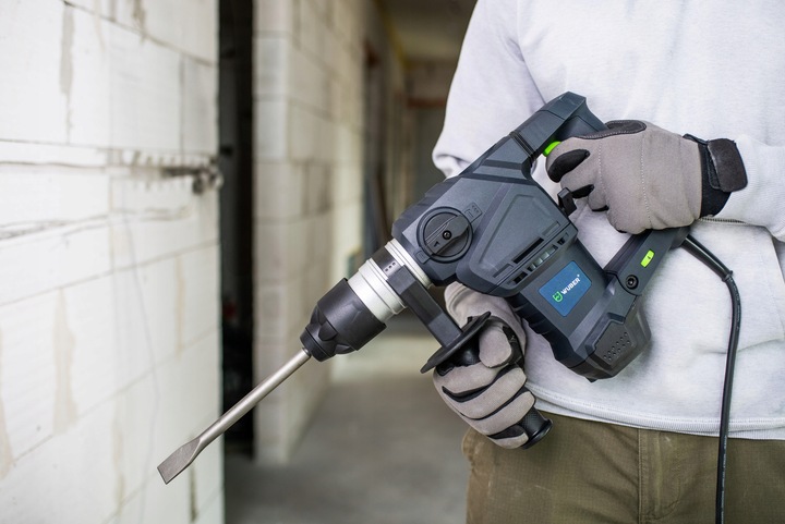 MŁOTOWIERTARKA UDAROWA SDS+ WIERTARKA MŁOT UDAROWY MOCNY ZESTAW WUBER