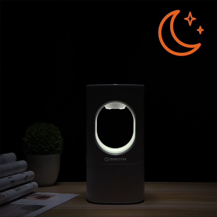 NAWILŻACZ powietrza LAMPKA NOCNA mgiełka ANTYGRAWITACYJNY