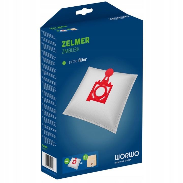 FILTR HEPA+WORKI DO ZELMER JUPITER SOLARIS+ZAPACH