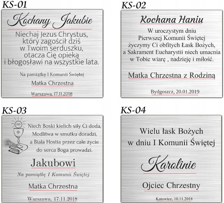 PAMIĄTKA KOMUNII ŚWIĘTEJ GRAWER OBRAZEK SREBRNY