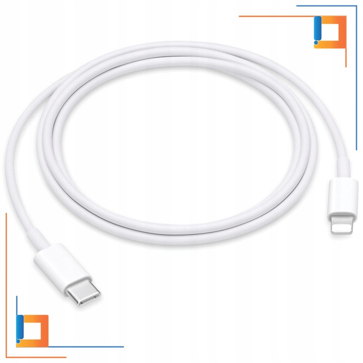 ŁADOWARKA KABEL USB-C SZYBKIEGO ŁADOWANIA DO LIGHTNING IPHONE 13 14 PRO 1M