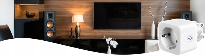 INTELIGENTNE GNIAZDKO STEROWANE WiFi ANDROID TUYA SMART POMIAR