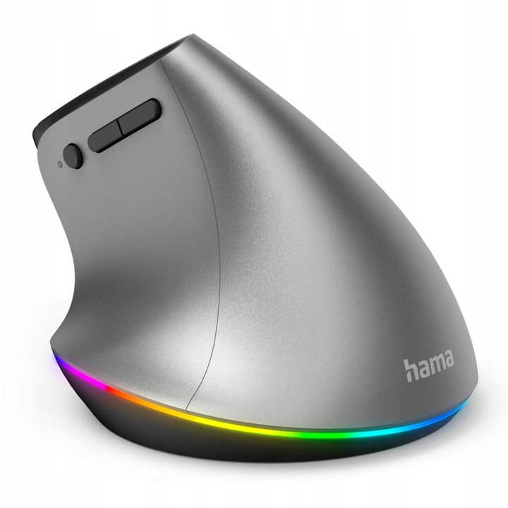 ERGONOMICZNA BEZPRZEWODOWA AKUMULATOROWA MYSZ HAMA EMW-700 2.4GHZ BT USB-C