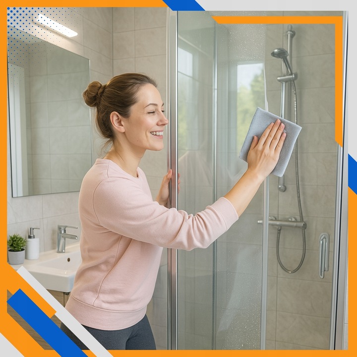 10x ŚCIERKA Z MIKROFIBRY MAGICZNA ŚCIERECZKA DO MYCIA SZYB OKIEN BEZ SMUG