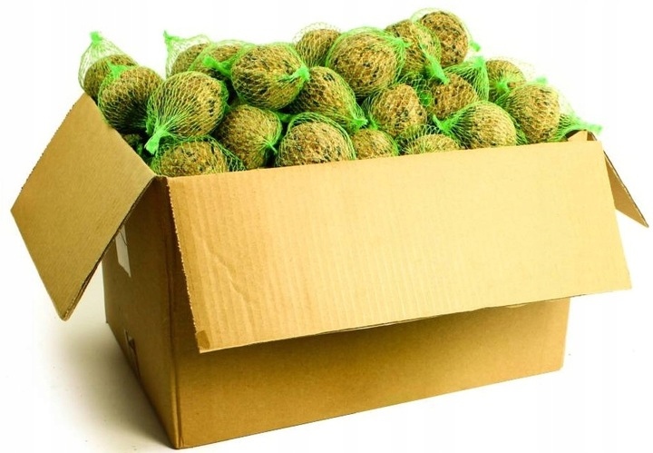 Kule Pyzy Tłuszczowe Pokarm Zimowy dla Dzikich Ptaków 100szt ZESTAW