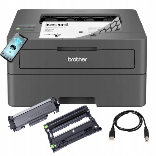 Brother HL-L2442DW- Drukarka laserowa mono, Wifi, Duplex, DO DOMU DO BIURA