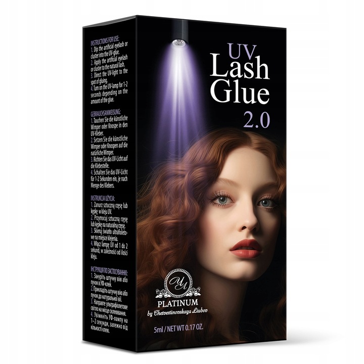 Klej UV do przedłużania rzęs 2.0 PLATINUM
