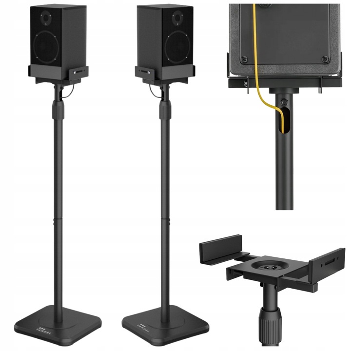 Stojaki podłogowe do głośników kolumn | Regulowane Uniwersalne 2szt.