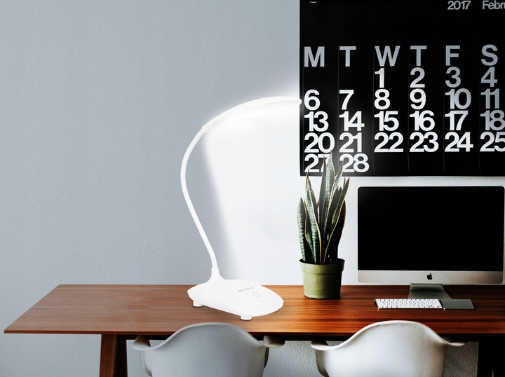 LAMPKA NOCNA NA BIURKO SZKOLNA LED 3 TRYBY NA BATERIE BEZPRZEWODOWA