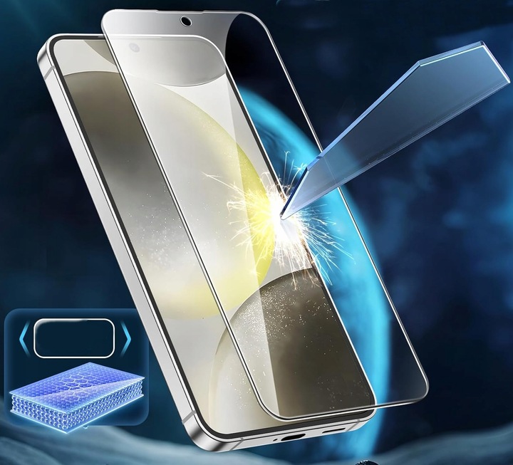 Etui do MagSafe Matt + SZKŁO Z CZYTNIKIEM LINII PAPILARNYCH do SAMSUNG S24