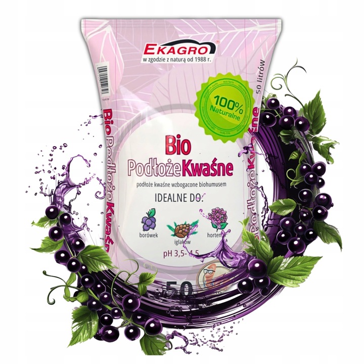 Torf Kwaśny Podłoże z EKO Nawozem BORÓWKA IGLAKI