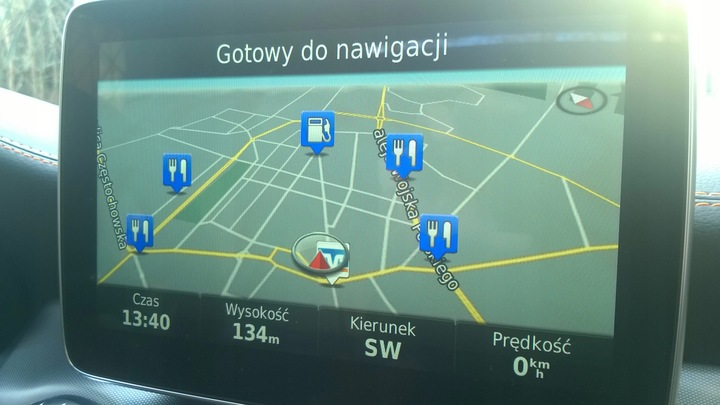 MERCEDES GARMIN Karta MAPA 2025 PL MENU A B C E CLA CLS GLA GLC GL