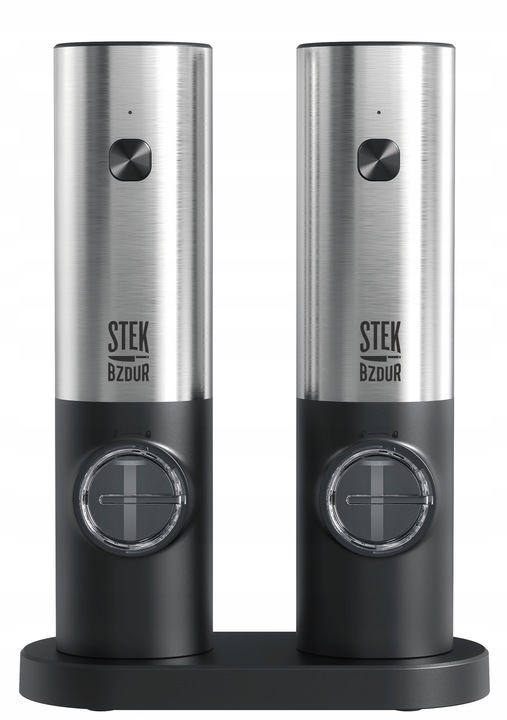 2x Elektryczny Młynek do Mielenia Pieprzu i Soli AKUMULATOR USB