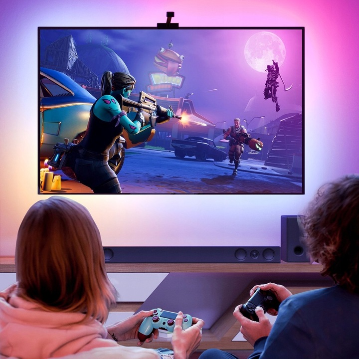 Taśma LED Govee H6199 TV backlight dla TV 75-85 cali Wi-Fi Bluetooth RGBIC