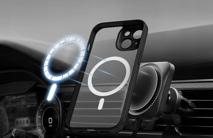 Etui do iPhone 13 |14 do MagSafe MATT CASE WZMACNIANE 360° MOCNE PREMIUM