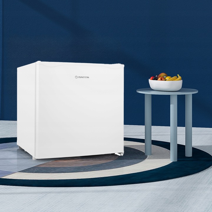 Mini lodówka mała chłodziarka podblatowa zamrażarka biała hotelowa 46
