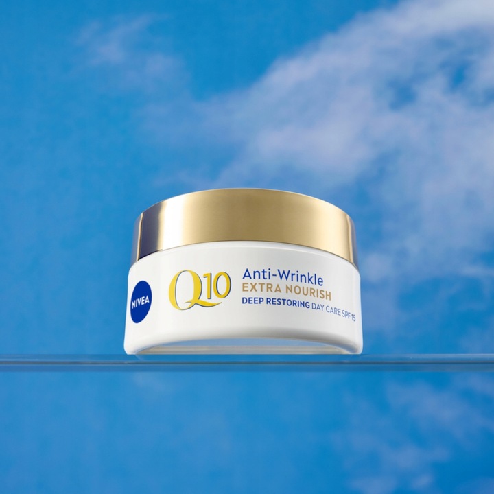 NIVEA Q10 krem przeciwzmarszczkowy nawilżający z filtrem SPF15 na dzień