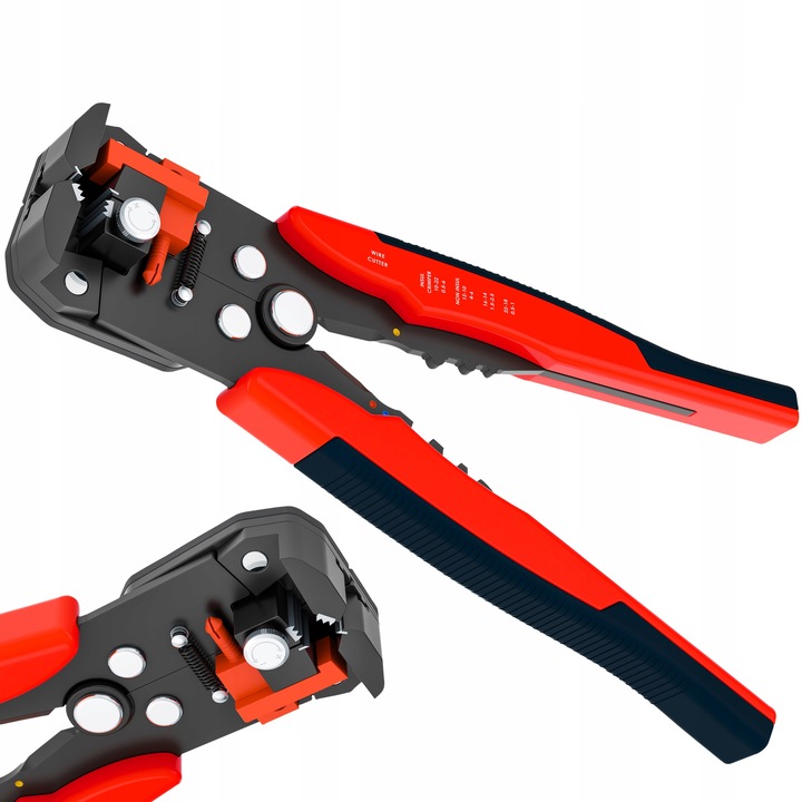 ŚCIĄGACZ IZOLACJI AUTOMATYCZNE SZCZYPCE KABLI PRZEWODÓW ZACISKARKA 3W1