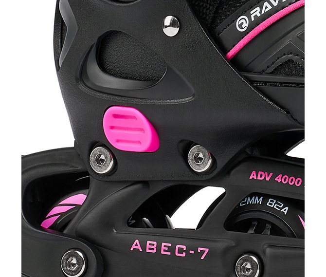 Rolki Regulowane RAVEN Pulse Black/Fuchsia 37-40