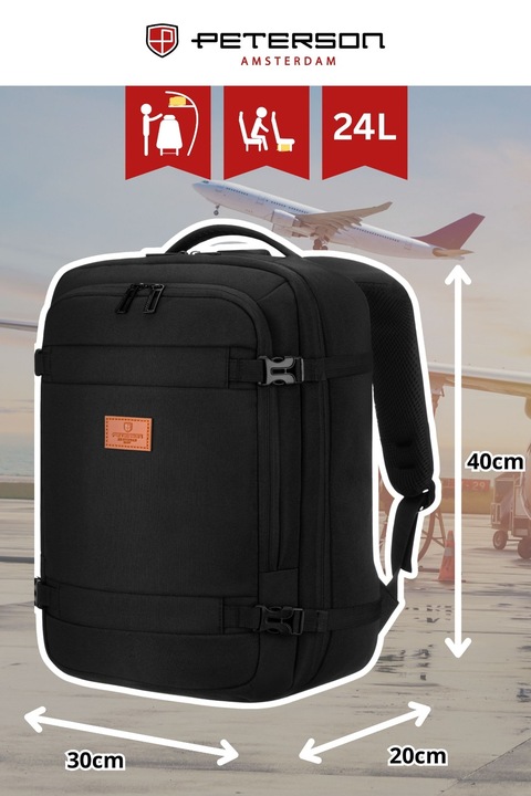 PLECAK DO SAMOLOTU WIZZAIR 40x30x20 BAGAŻ KABINOWY RYANAIR NOWY WYMIAR