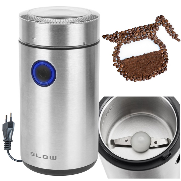 MOCNY MŁYNEK ELEKTRYCZNY GRINDER DO MIELENIA KAWY ORZECHÓW ZBOŻA CUKRU