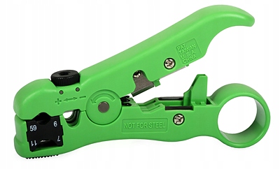 Ściągacz izolacji Master do kabli RG-59 RG-6 Triset 113 302
