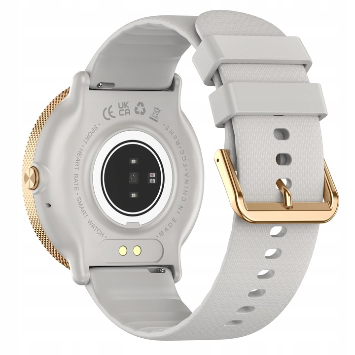 SMARTWATCH DAMSKI AMOLED FUNKCJA ROZMOWY SMS CIŚNIENIOMIERZ POMIAR TĘTNA