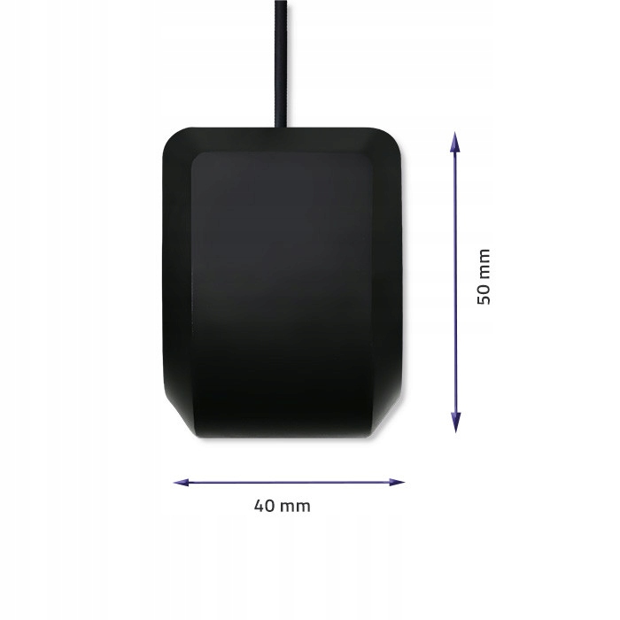 Solidna Antena GPS 28dBi Qoltec Zewnętrzna złącze FAKRA 3m 50W magnes