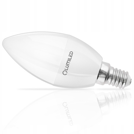 6x Żarówka LED E14 Świeczka 10W = 100W 4000K Neutralna LUMILED NIE