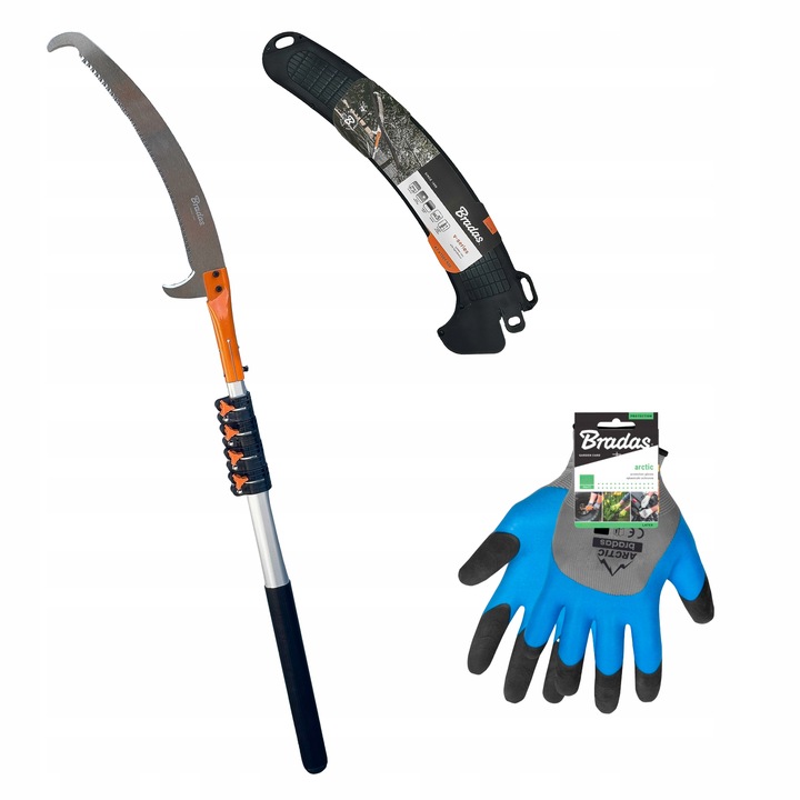 Piła do Gałęzi Drzew Teleskopowa 5,5mb Ręczna Stalowe Ostrze +