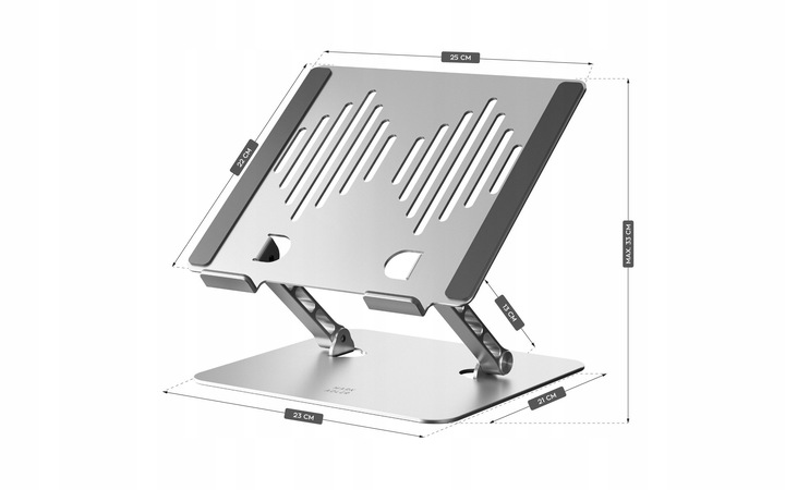 Podstawka Obrotowa pod laptopa REGULOWANA STOLIK Mark Adler Stand 2.5