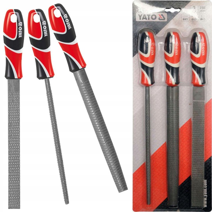 ZESTAW PILNIKÓW DO DREWNA TARNIK ZDZIERAK YATO